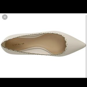 Coach Jill Soft Shine Clad Chalk Size 8